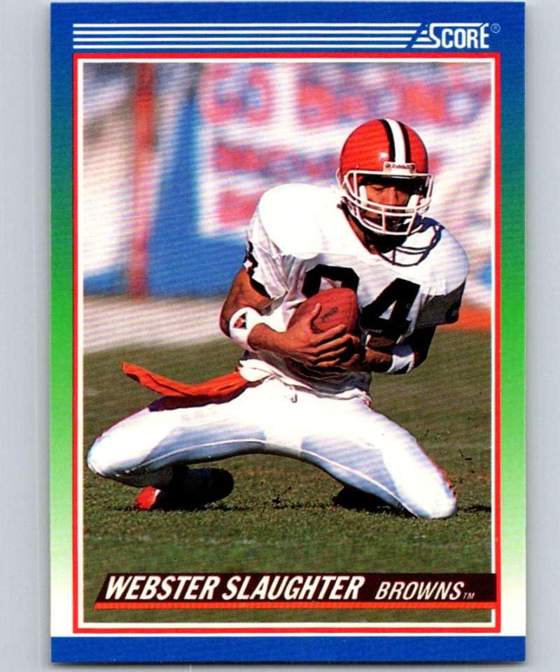 Amazon.com: 1990 Score Football #355 Webster Slaughter Cleveland